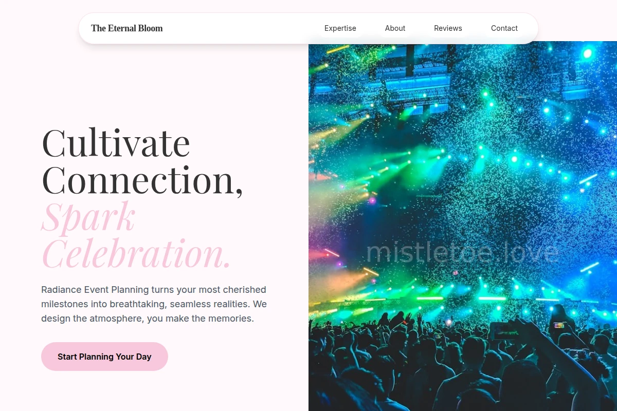 Radiance Event Planning